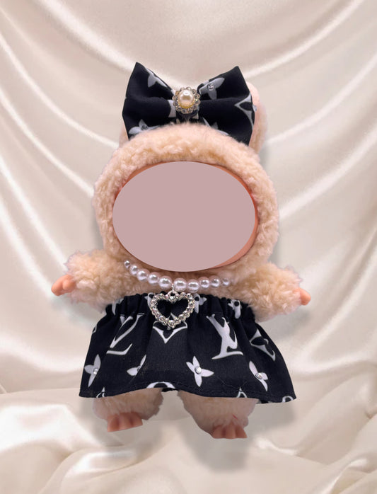 Handmade Monster Doll Plushie Keychain Designer Clothing Set
