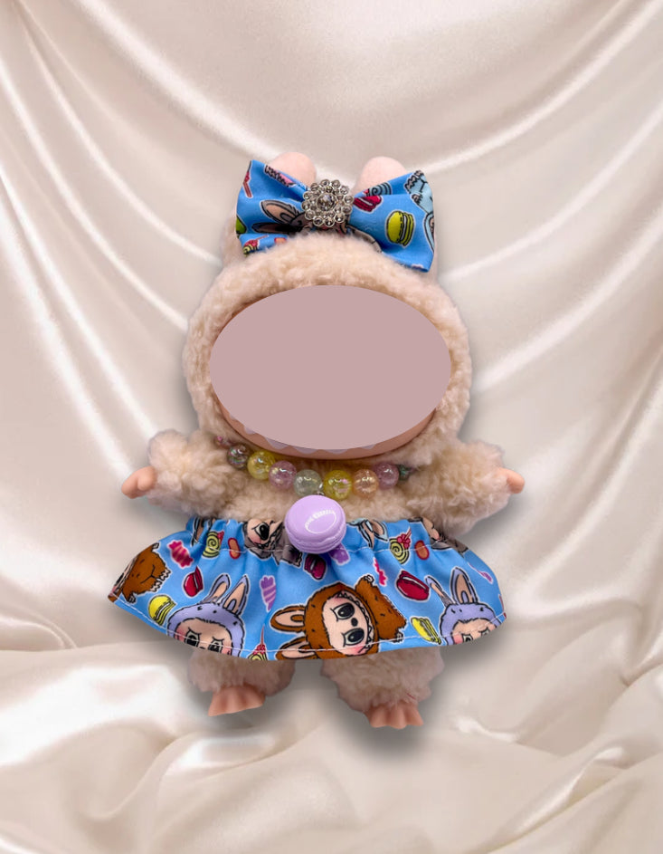 Handmade Monster Doll Plushie Keychain Clothing Set
