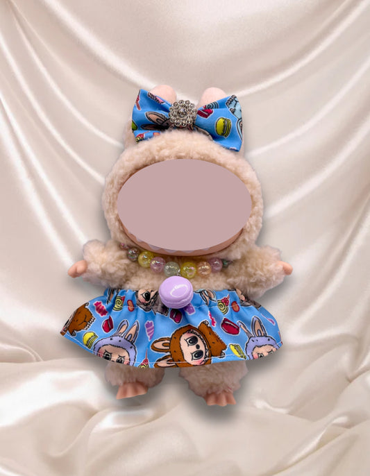 Handmade Monster Doll Plushie Keychain Clothing Set