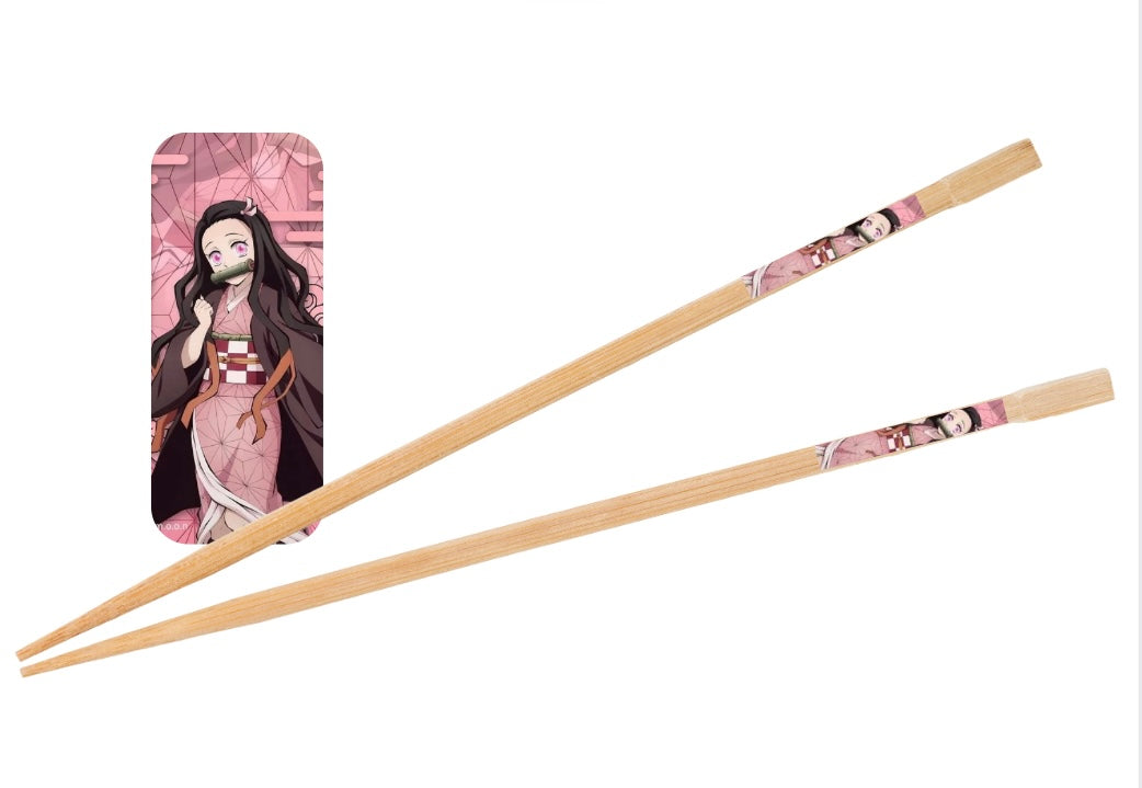 Anime Girl Wooden Bamboo Chopsticks