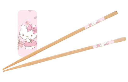 Kitty Cartoon Wooden Bamboo Chopsticks