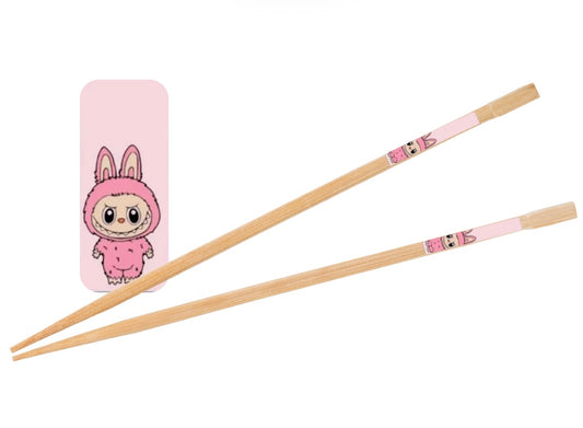 Plushie Keychain Doll Cartoon Wooden Bamboo Chopsticks