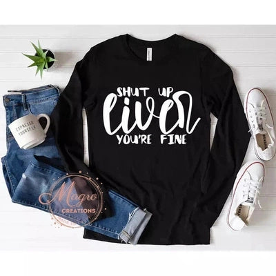 Screen Printed Adult T-Shirt "Shut Up..."